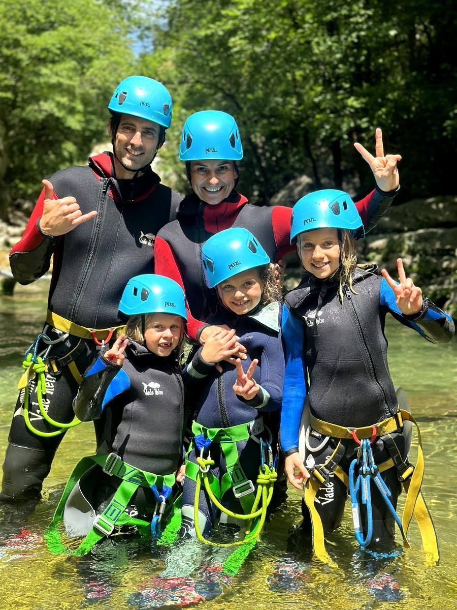 canyoning dans le ruisseau d audin