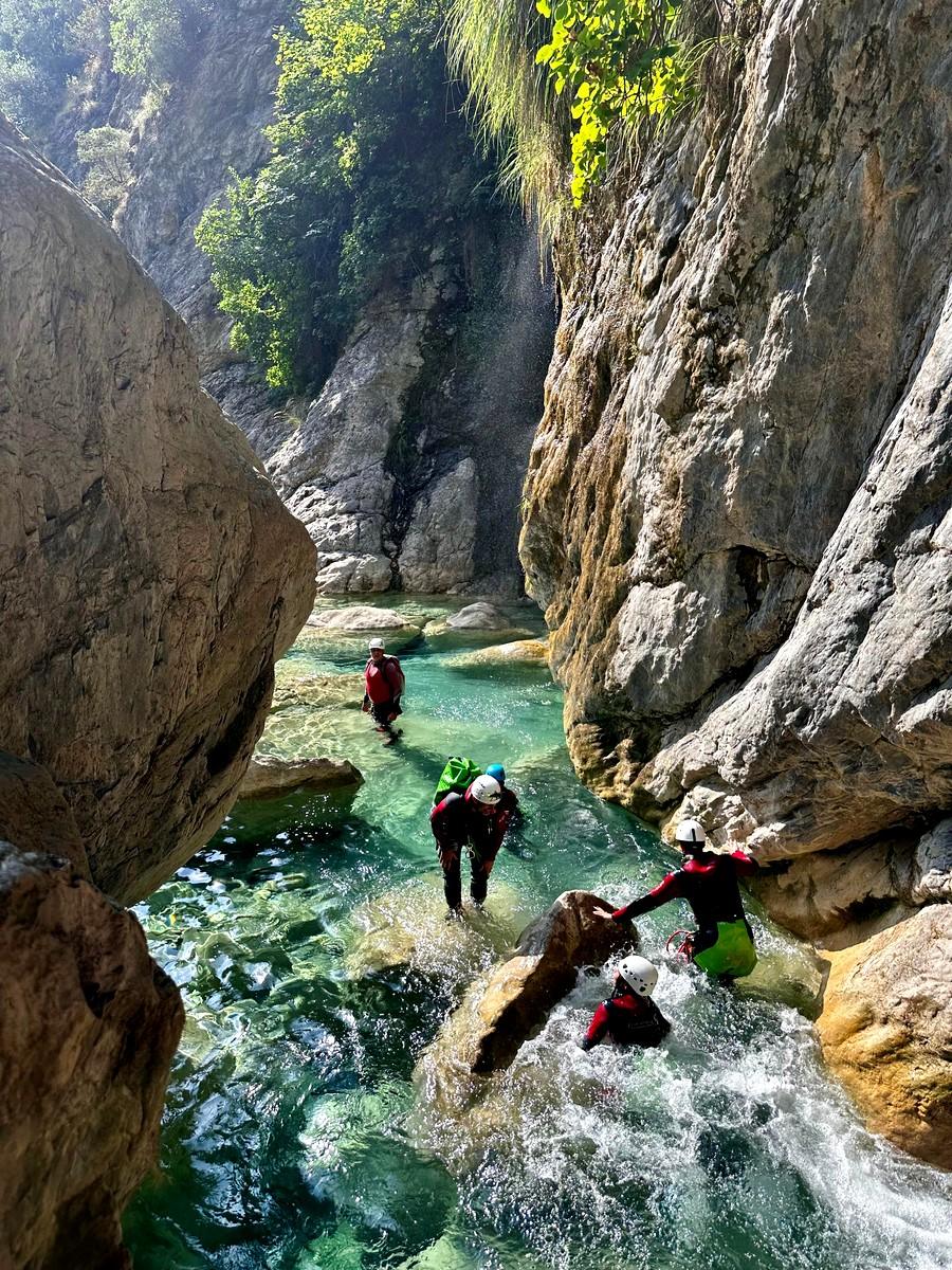 canyoning rio barbaira