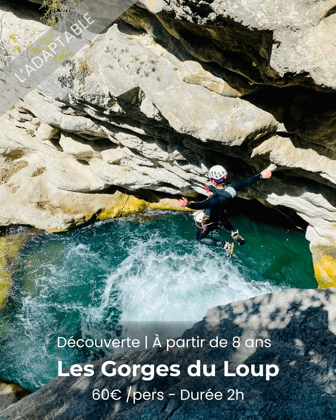 Canyoning dans les Gorges du Loup