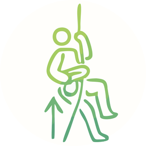 picto montée en rappel