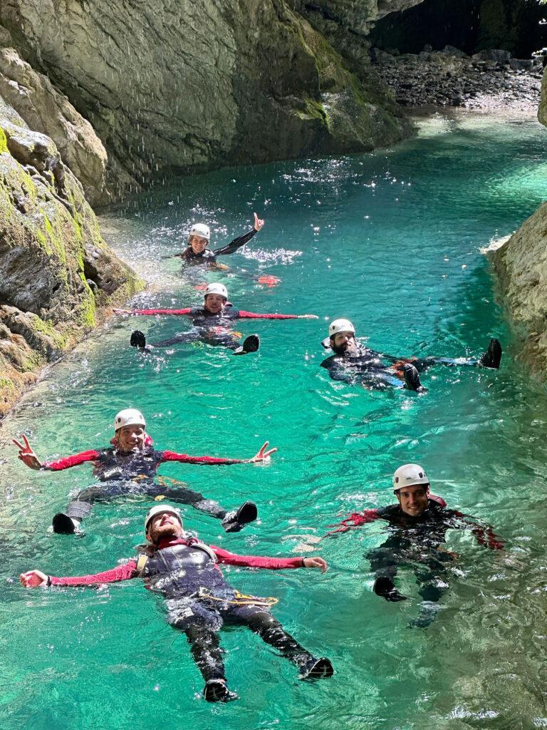 canyoning barbaira italie