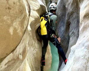 canyoning dans le canyon du riolan