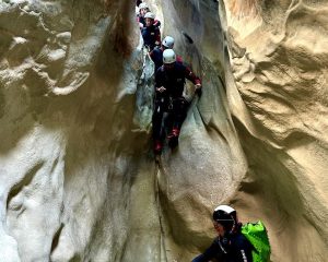 canyoning dans le canyon du riolan