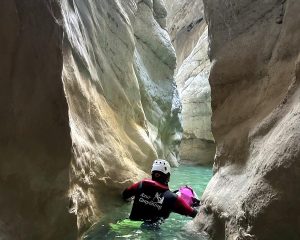 canyoning dans le canyon du riolan