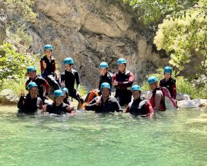 canyoning facile famille french riviera